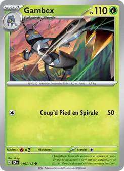 Carte Pokémon Gambex 016