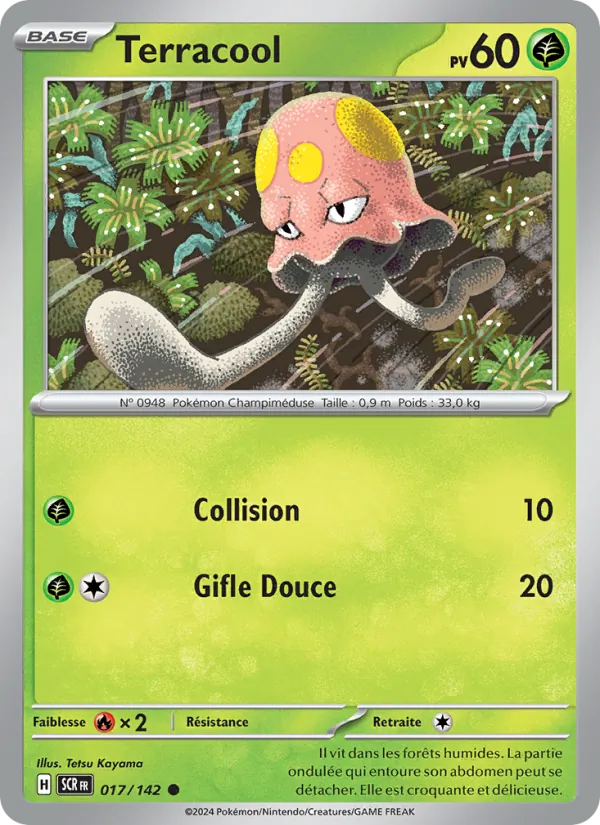 Carte Pokémon Terracool 017/142 de l'extension Couronne Stellaire