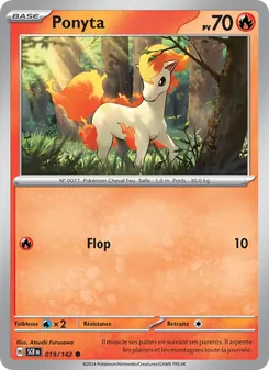 Carte Pokémon Ponyta 019