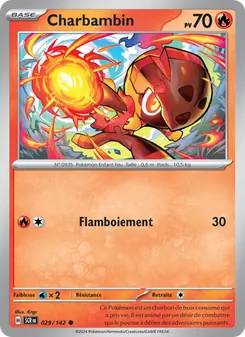 Carte Pokémon Charbambin 029