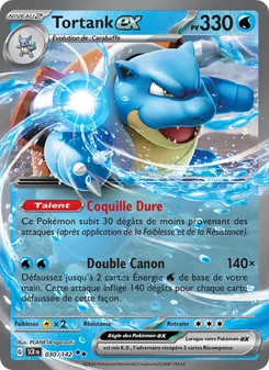 Carte Pokémon Tortank-ex 030