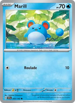 Carte Pokémon Marill 033