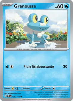 Carte Pokémon Grenousse 039 — Couronne Stellaire