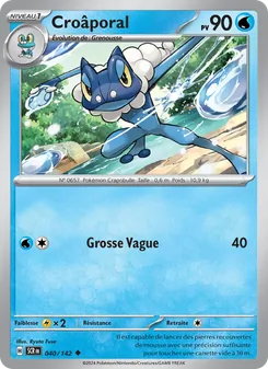 Carte Pokémon Croâporal 040 — Couronne Stellaire