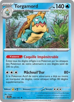 Carte Pokémon Torgamord 044