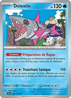 Carte Pokémon Délestin 045