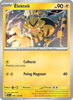 Carte Pokémon Élektek 046
