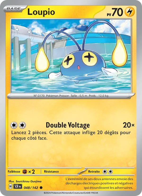 Carte Pokémon Loupio 048/142 de l'extension Couronne Stellaire