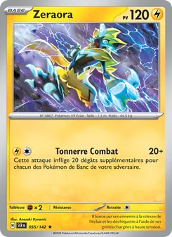 Carte Pokémon Zeraora 055
