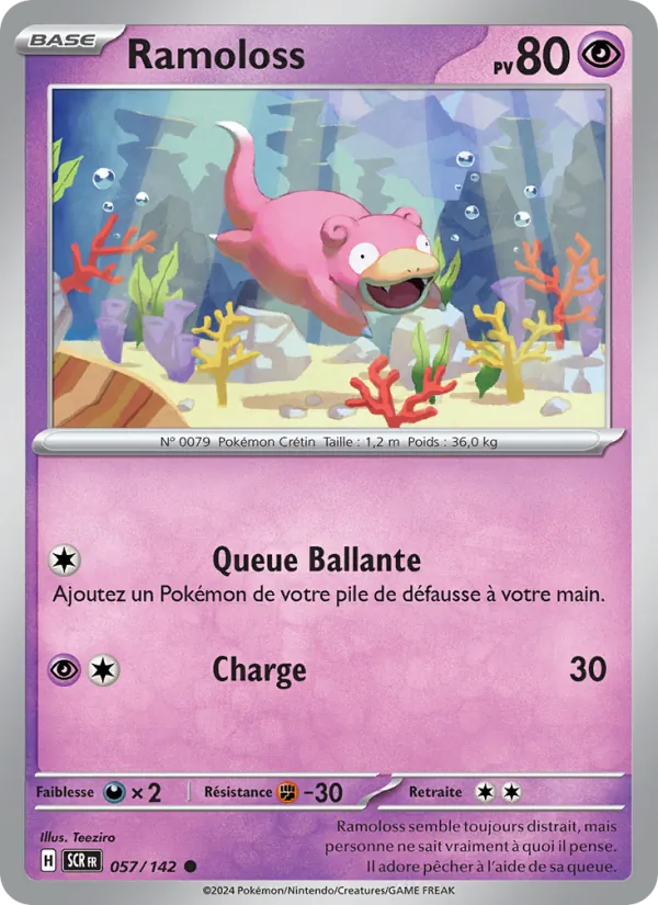 Carte Pokémon Ramoloss 057/142 de l'extension Couronne Stellaire
