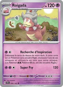 Carte Pokémon Roigada 058