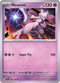 Carte Pokémon Mewtwo 059