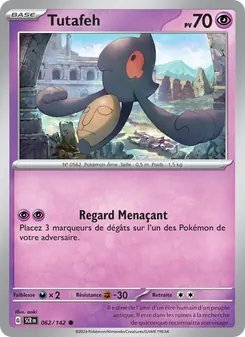 Carte Pokémon Tutafeh 062