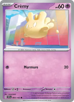 Carte Pokémon Crèmy 064