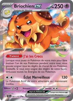 Carte Pokémon Briochien-ex 067