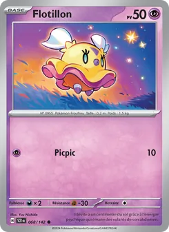 Carte Pokémon Flotillon 068