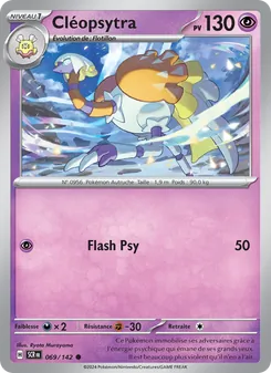 Carte Pokémon Cléopsytra 069