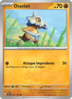 Carte Pokémon Osselait 072 — Couronne Stellaire
