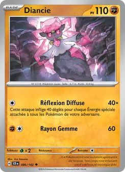 Carte Pokémon Diancie 086