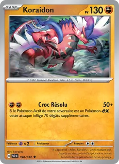 Carte Pokémon Koraidon 090