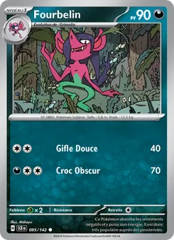 Carte Pokémon Fourbelin 095