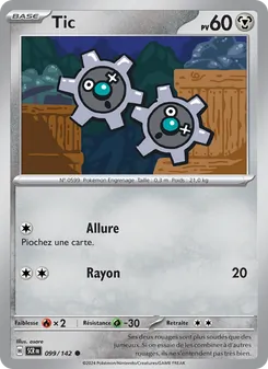 Carte Pokémon Tic 099