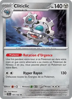 Carte Pokémon Cliticlic 101