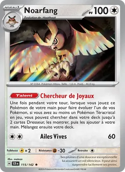 Carte Pokémon Noarfang 115
