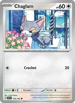 Carte Pokémon Chaglam 116