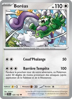 Carte Pokémon Boréas 120