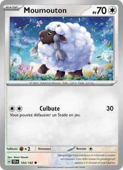 Carte Pokémon Moumouton 124