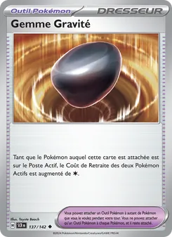 Carte Pokémon Gemme Gravité 137