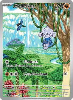 Carte Pokémon Méditikka 153