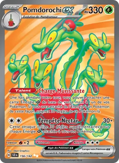 Carte Pokémon Pomdorochi-ex 156