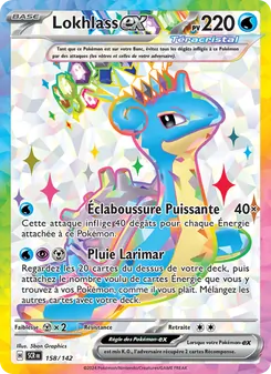 Carte Pokémon Lokhlass-ex 158