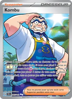 Carte Pokémon Kombu 165 — Couronne Stellaire