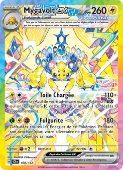 Carte Pokémon Mygavolt-ex 168