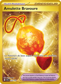 Carte Pokémon Amulette Bravoure 175 — Couronne Stellaire