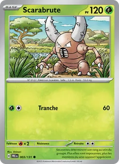 Carte Pokémon Scarabrute 003