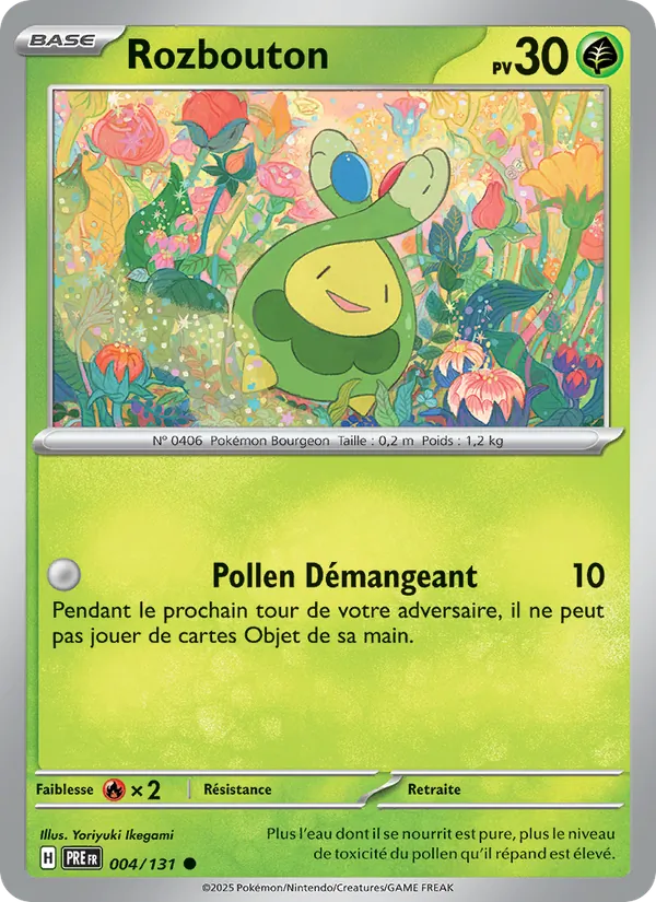 Carte Pokémon Rozbouton 004/131 de l'extension Évolutions Prismatiques