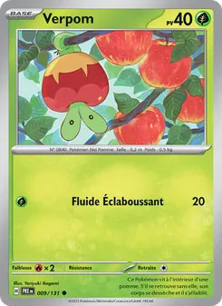 Carte Pokémon Verpom 009
