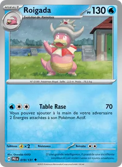 Carte Pokémon Roigada 019