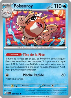 Carte Pokémon Poissoroy 021