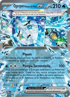 Carte Pokémon Ogerpon Masque du Puits-ex 027