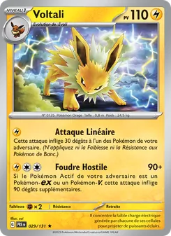 Carte Pokémon Voltali 029