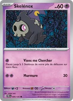 Carte Pokémon Skelénox 035 — Évolutions Prismatiques
