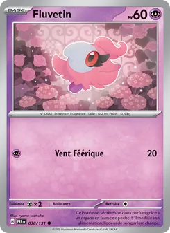 Carte Pokémon Fluvetin 038