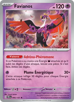 Carte Pokémon Favianos 045