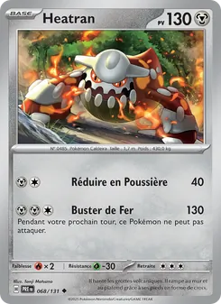 Carte Pokémon Heatran 068