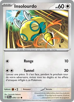 Carte Pokémon Insolourdo 079